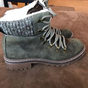army green boots